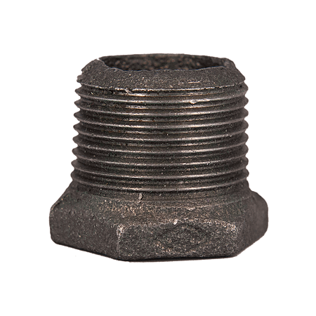 Reductie, fonta, negru, FE x FI, 3/4 inch x 1/2 inch