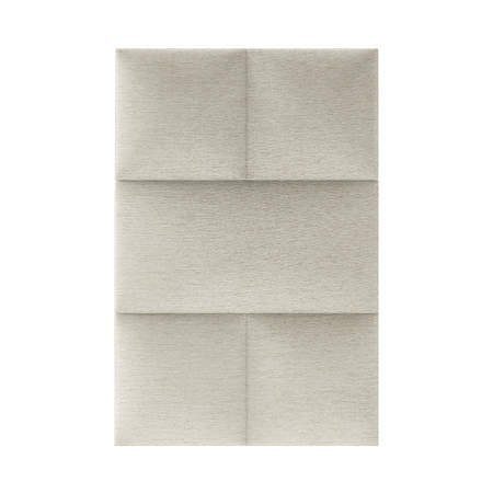 Panou decorativ tapitat, Simple KA02, crem, patrat, 300 x 300 x 37 mm