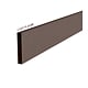 Panou gard metalic orizontal cu nervuri Caretta x120, otel, maro RAL8017, 1500 x 2000 mm