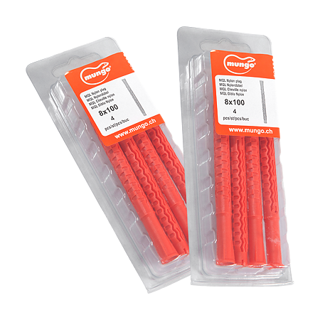 Diblu MQL, nylon, 8 x 100 mm, SET 4 BUC
