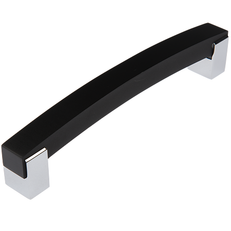 Maner AA686 160 mm, negru/aluminiu mat Maner AA686 160 mm, negru/aluminiu mat