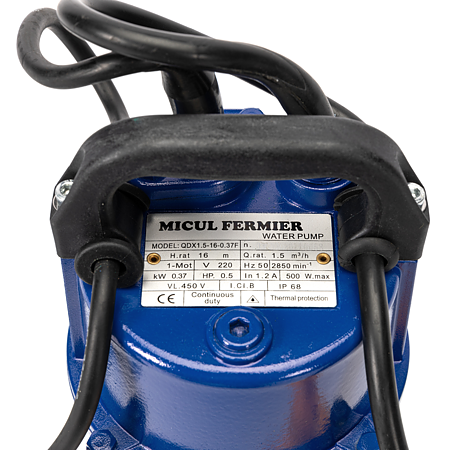 Pompa de apa submersibila Micul Fermier, 16 m, 370 W