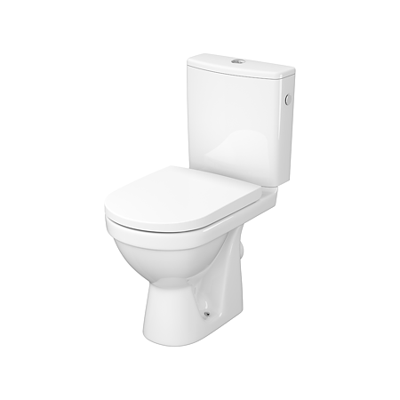 Set compact WC Cersanit Zip, ceramica, alb, 5 l, 80 x 63.5 x 36.5 cm