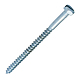 Surub autofiletant pentru lemn, cap hexagonal crestat, otel zincat, alb, 6 x 90 mm, 10 buc