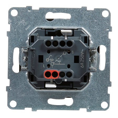 Intrerupator simplu Legrand New Suno, negru mat, 6 A x 250 V