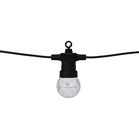 Ghirlanda luminoasa exterior, party lights, 10 LED-uri RGB, 7.5 m