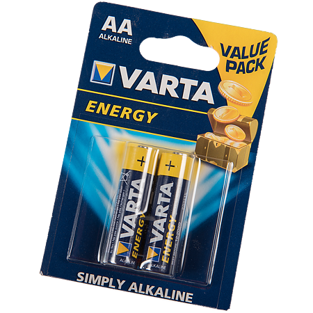 Baterie alcalina, Varta, AA, blister 2 bucati
