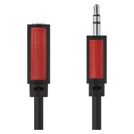 Cablu audio Jack stereo Emos, tata - mama 3.5 mm, 5 m