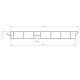 Plinta PVC cu folie de transfer, alb, 120 mm x 4 m