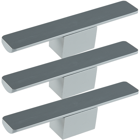 Maner AA356 150 mm, aluminiu mat