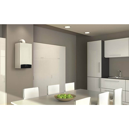 Centrala termica pe gaz Ariston Genus One+ WiFi, display LCD, kit evacuare inclus, 24 kW Centrala termica pe gaz Ariston Genus One+ WiFi, display LCD, kit evacuare inclus, 24 kW