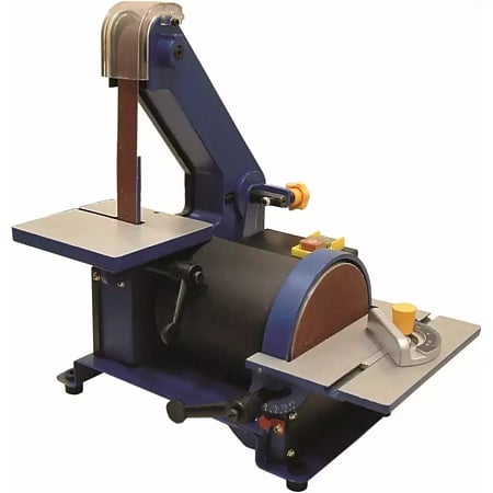 Masina pentru slefuit cu banda si disc Dedra DED7809, 127 mm, 300 W, 2850 rpm