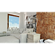 Panouri decorative din lemn Stegu Cube 2, interior, 343 x 343 x 7 - 13 mm, 4buc/cutie