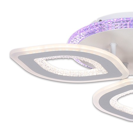 Plafoniera LED Doris,functie inteligenta WI-FI, 3 x 74 W, 46 x 46 x 9 cm