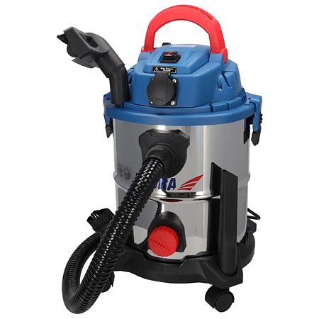 Aspirator industrial DEDRA DED6597, 1600W, 5in1, ghips/cenusa/uscat/umed/suflanta, scuturare filtru