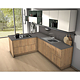 Blat bucatarie Egger F620 ST87, semi mat, Otel gri antracit,  4100 x 600 x 38 mm