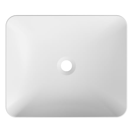 Lavoar dreptunghiular Marmite WB 450C Octavia, din compozit mineral, fara preaplin, montaj pe blat, alb lucios, 450 x 380 x 105 mm
