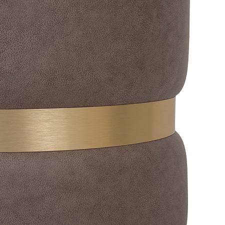 Taburet Ring, inel auriu, stofa bej M610, rotund, 38 x 38 x 40 cm Taburet Ring, inel auriu, stofa bej M610, rotund, 38 x 38 x 40 cm