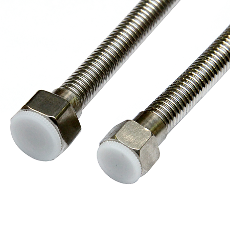 Racord Crimel, inox, argintiu, flexibil, 1/2 x 3/8 inch, 500 mm