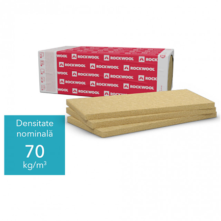 Vata minerala bazaltica Rockwool Acoustic Extra, grosime 50 mm, necaserata, 1200 x 600 mm