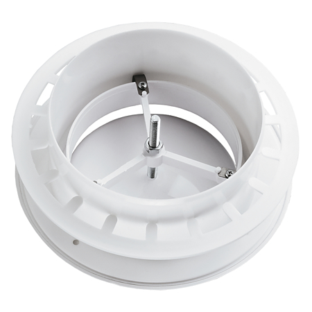 Anemostat cu flansa Vents, PVC, diametru 150 mm