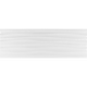 Faianta baie Kai White Glossy Onda, alb, lucios, uni, 75.5 x 25.5 cm