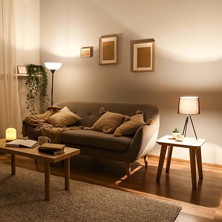 Bec Led Hepol, forma sferica, E27 - 4W, lumina calda
