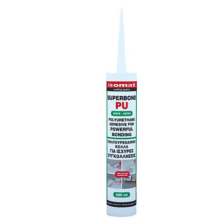Adeziv poliuretanic pentru lipiri puternice Isomat SUPERBOND-PU,  alb, 280 ml