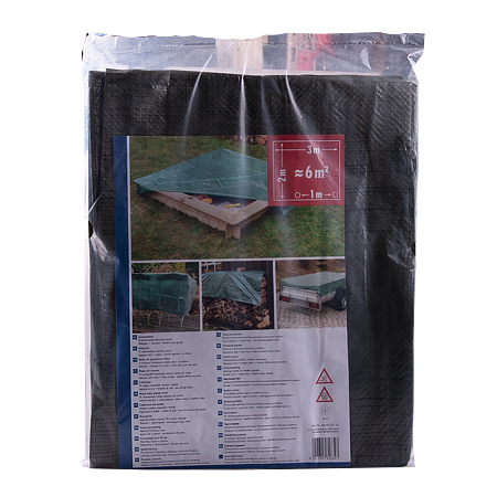 Prelata textila cu ocheti Color Expert, verde, 2 x 3 m 