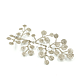 Decoratiune de Craciun crenguta cu perle, auriu, plastic, 30 cm