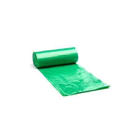 Saci menajeri Plastina, 120 L, 70 x 110 cm, 10 buc/rola, verde