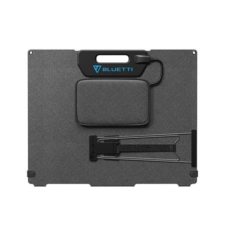 Panou solar portabil Bluetti PV200, 200W, monocristalin, eficienta 23,4%, pliabil, conector MC4, cablu 3 m