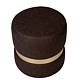 Taburet Ring, inel auriu, stofa maro M612, rotund, 38 x 38 x 40 cm Taburet Ring, inel auriu, stofa maro M612, rotund, 38 x 38 x 40 cm