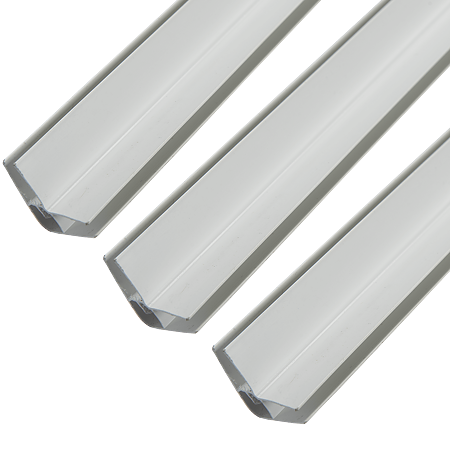 Profil pentru colt, PVC, alb1001W, 3 m