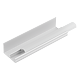 Profil aluminiu LED pentru plinta, opac, 4 m