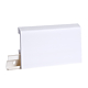 Plinta pardoseala Duflex White Matt 901, polimer flexibil, rezistenta la apa, finisaj mat, alb, 2000 x 80 x 18 mm