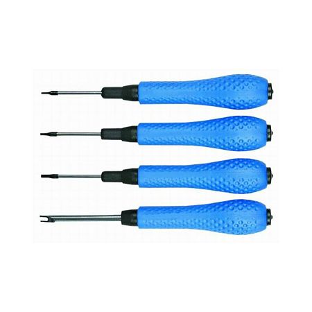 Surubelnite de precizie Top Tools, varf magnetic, otel Cr-V, 4 buc
