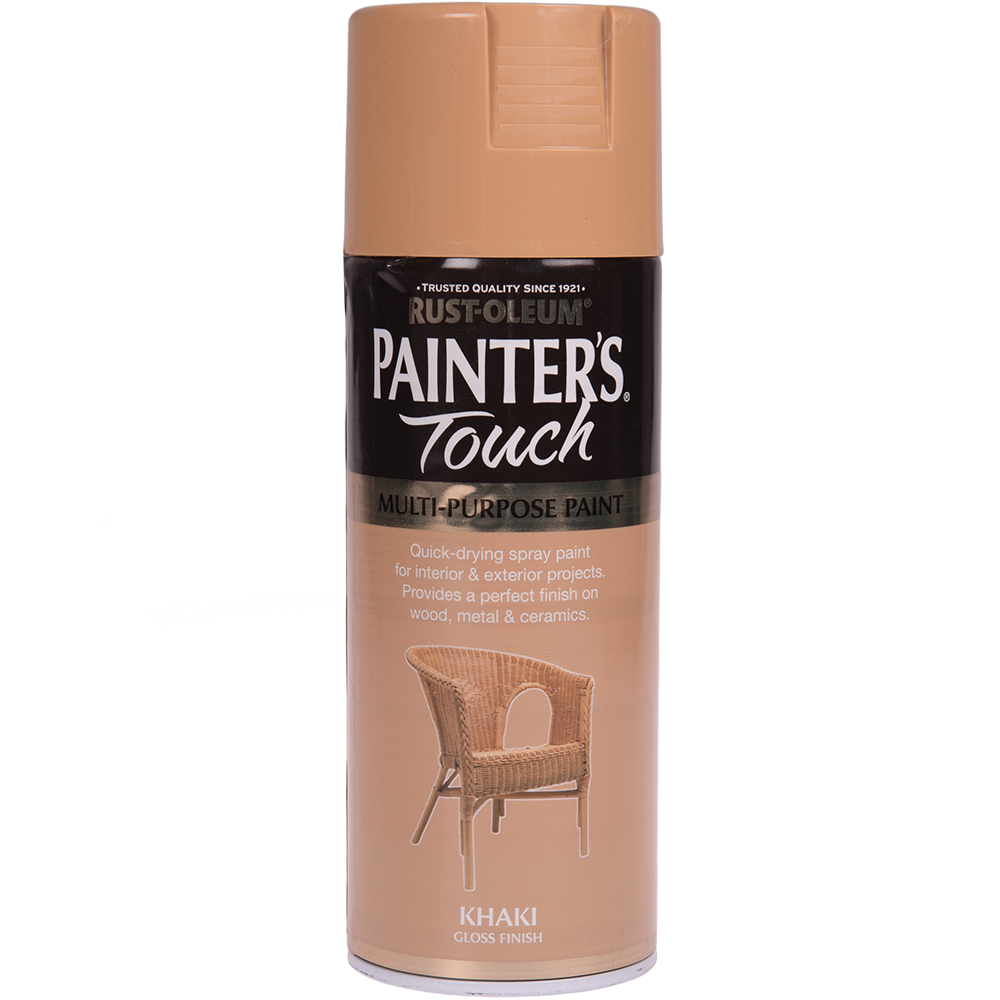 Vopsea spray decorativa Rust-Oleum Painter`s Touchs, khaki, lucios, interior/exterior, 400 ml 400