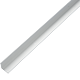 Cornier laturi egale, aluminiu, 15 x 15 x 1 mm, L 1 m