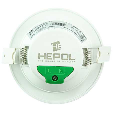 Spot LED Hepol incastrat, 10 W, 560 lm, temeratra de culoare ajustabila 3000K/4000K/6000k