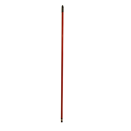 Coada telescopica pentru mop sau matura, Plastina, plastic, rosu, 300 cm