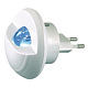 Lampa de veghe cu senzor lumina Ranex, din plastic alb, 230 V