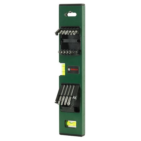 Set nivela si accesorii Bosch X-Line, 17 bucati