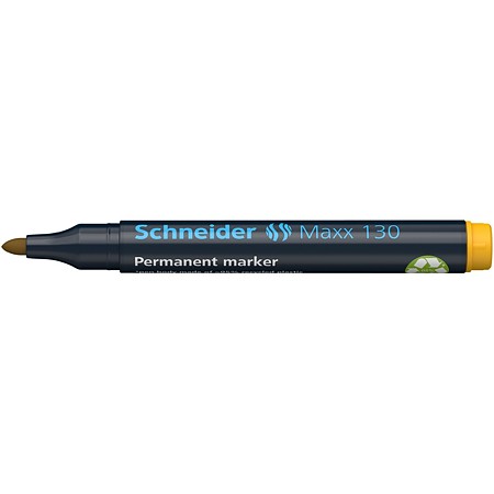 Marker cu vopsea Schneider 130, 1-3 mm, galben