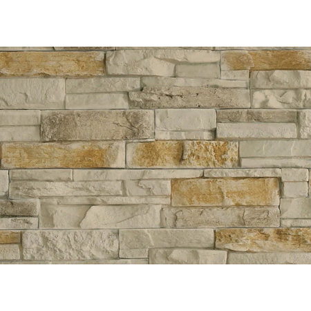 Piatra decorativa exterior/interior Modulo Virtuosa Misty Cream, crem, 50 x 10 cm