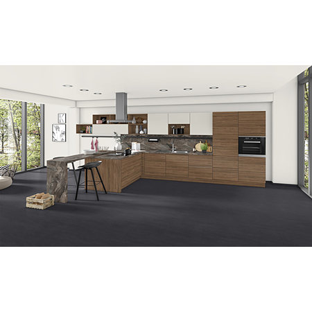 Blat bucatarie Egger F095 ST87, mat, Marmura Siena gri, 4100 x 600 x 38 mm
