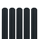 Sipca metalica gard Caretta Vertical Y109, gri RAL 7016, mat structurat, finisaj Fresco Duo, 0.4 mm, 1700 x 86 mm 