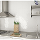 Faianta Kai Ceramics White Gloss 5577, alb, lucioasa, 25 x 50 cm