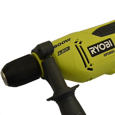 Bormasina cu percutie Ryobi RPD800K, 800W, 3000 rpm