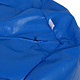 Fotoliu puf tip para Mara Depozitul de scaune, piele ecologica, albastru, 77 x 74 x 74 cm